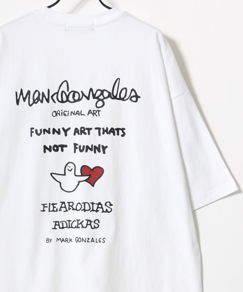 「Mark Gonzales」 半袖Tシャツ X-LARGE ホワイト メンズ_画像3