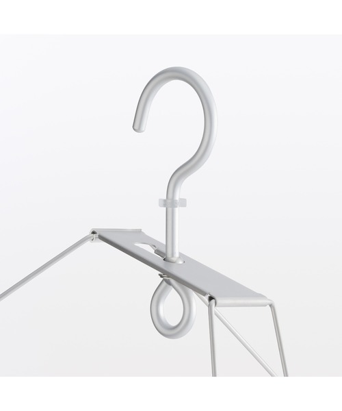 無印良品（MUJI） ランドリーグッズ アルミ 壁面でも使えるハンガー
