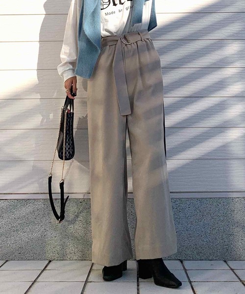 「Q」 パンツ MEDIUM ブラック レディース_画像9