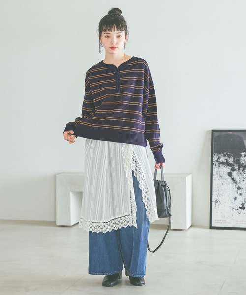 「niko and...」 デニムパンツ M ブルー レディース_画像5
