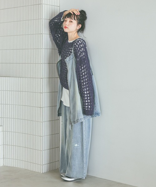 「niko and...」 デニムパンツ M ブルー レディース_画像9