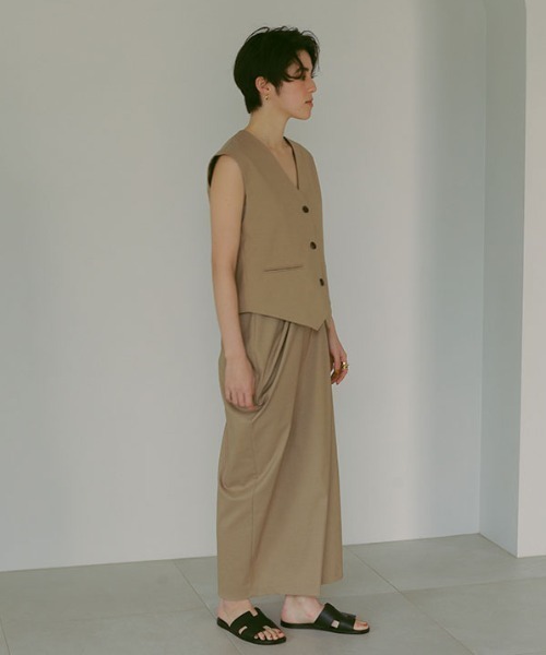 「ETRE TOKYO」 ロングスカート S グレー レディース_画像7