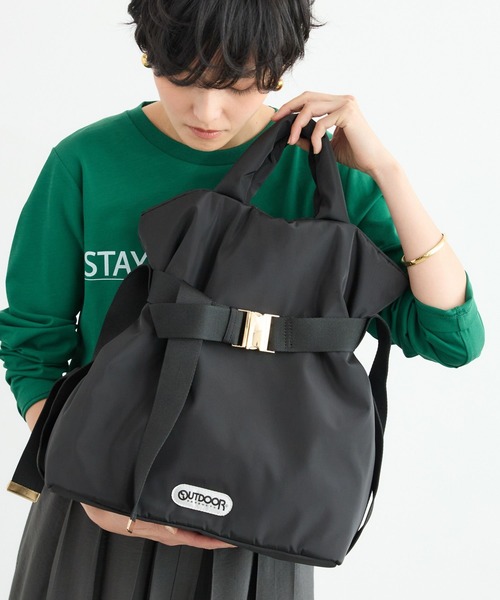 「OUTDOOR PRODUCTS」 2WAYバッグ「BARNYARDSTORMコラボ」 FREE ブラック レディース_画像6