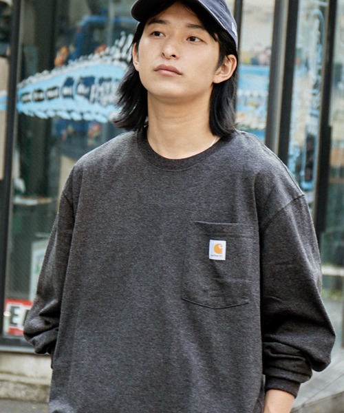 tシャツ carhartt(カーハート) Workwear Pocket Long-Sleeve T-Shirts ポケットロングTシャツ トップス | Carhartt | 04