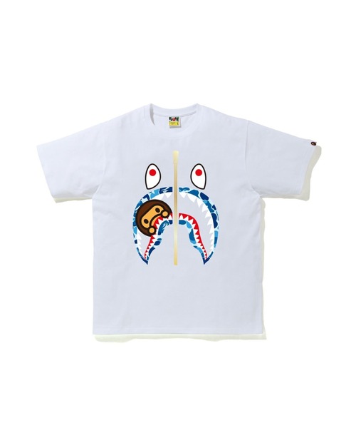 A BATHING APE tシャツ Tシャツ ABC CAMO MILO SHARK TEE M