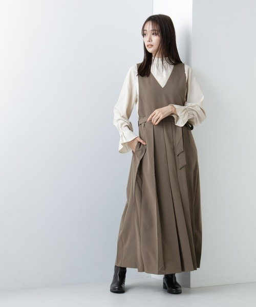 NANO universe（ナノ・ユニバース） マルチサイズ ジャンパースカート