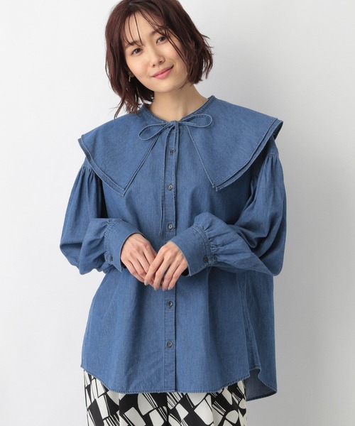 シャツ ブラウス エリツキ2WAY袖ふわシャツ/265478 レディース | GLOBAL WORK | 02