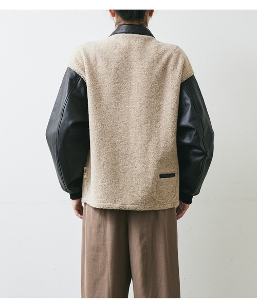 Habie（ハビー） ブルゾン アウター WOOL BOA BLOUSON レディース