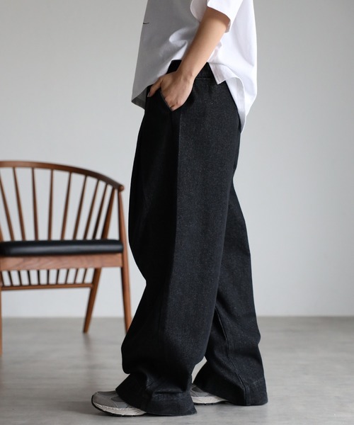 CREARE -LINO- ジーンズ リラックス ワイド ルーズ コットン