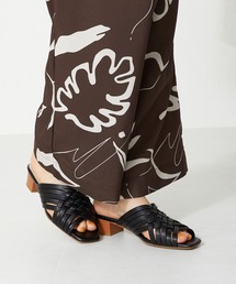 サンダル・ミュール MENGHI PVC THONG SANDALS セール】Silver metal motif thong mules/シルバーメタル