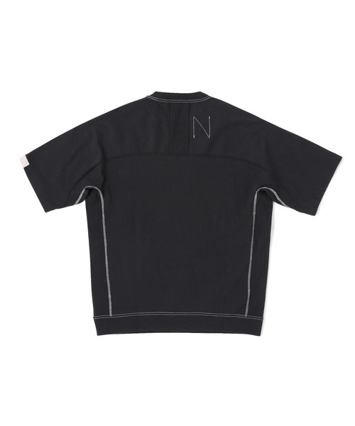 New Balance - New Balance スタックドロゴショートスリーブTシャツ ブラック 2XL New Balance tシャツ 1000 ショートスリーブTシャツレギュラー