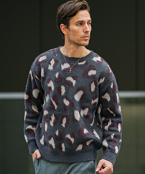 SOMEDIFF（サムディフ） セーター ニット 「SOMEDIFF」モヘアタッチ