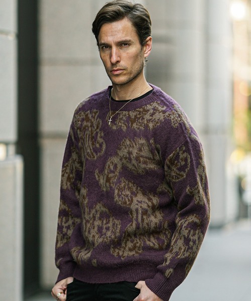 SOMEDIFF（サムディフ） セーター ニット 「SOMEDIFF」モヘアタッチ