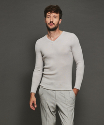 5351 POUR LES HOMMES セーター ニット ホールガーメント Vネック