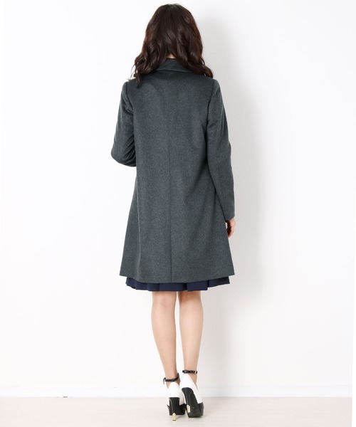 Filomo コート アウター 「Filomo」カシミヤ100%チンチラトリム
