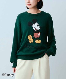 IEDIT（イディット） ニット セーター Disney「ミッキーマウス