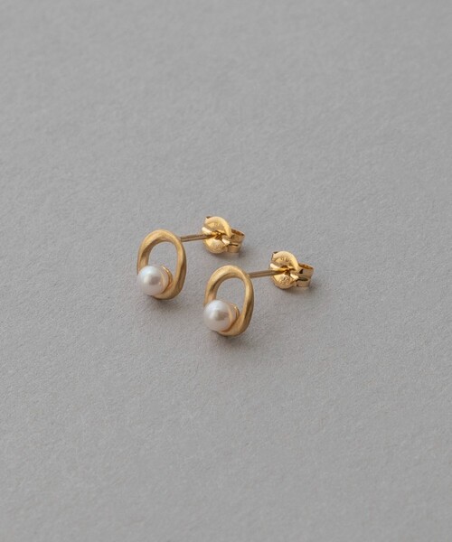 ete bijoux ピアス K18YG クラフト パール レディース