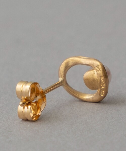 ete bijoux ピアス K18YG クラフト パール レディース
