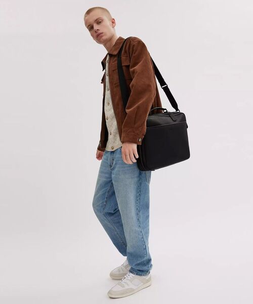 【美品】コーチ　ゴッサム　ビジネスバッグ　2way　ネイビー cp165_dwp_a3