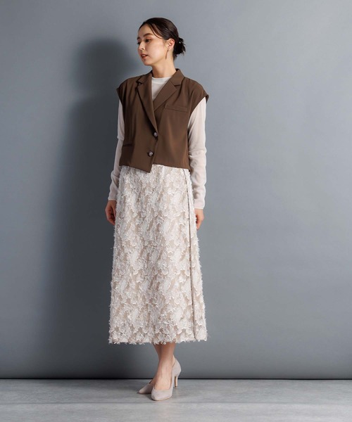 Perfect Suit FActory ベスト ジレ 「セットアップ可能」麻調