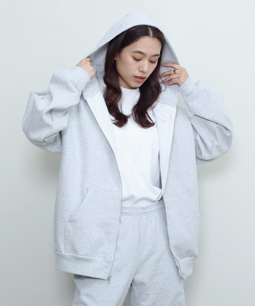 ロサンゼルスアパレル アッシュグレー パーカー Lサイズ 新品 USA製 LOS ANGELES APPAREL 14oz Pullover Hoodie (ASH GREY