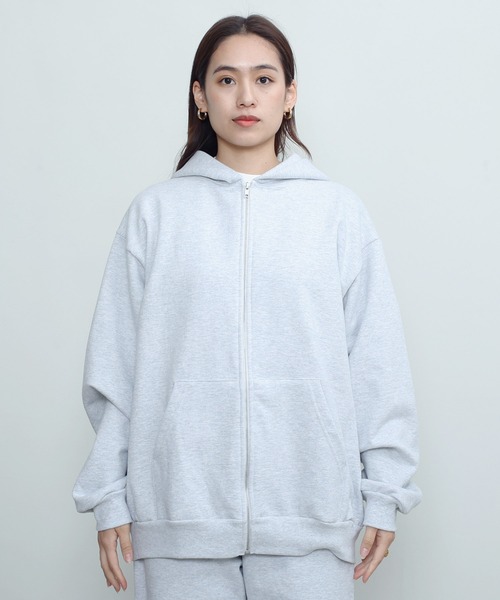 LOS ANGELES APPAREL アッシュグレー パーカー　Lサイズ セール】【Los Angeles Apparel/ロサンゼルス・アパレル】14.0oz Heavy