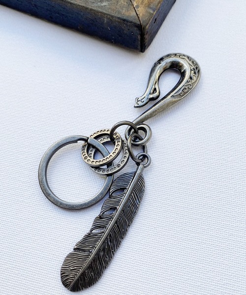 Port（ポート） キーホルダー ネイティブ調 アンカーフック キーリング