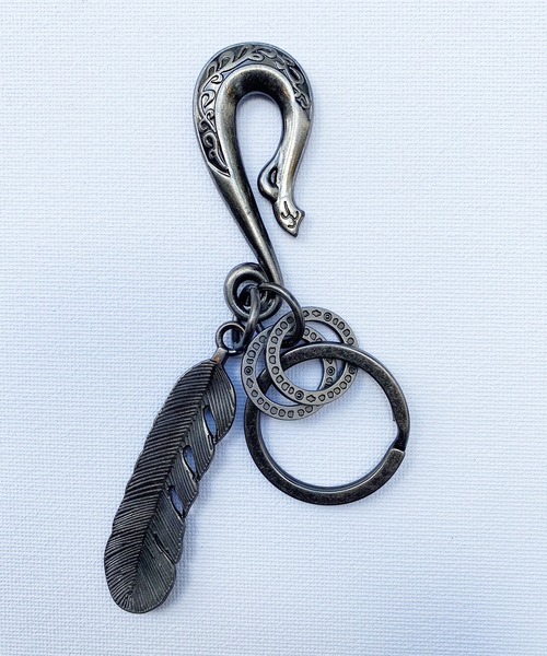 Port（ポート） キーホルダー ネイティブ調 アンカーフック キーリング