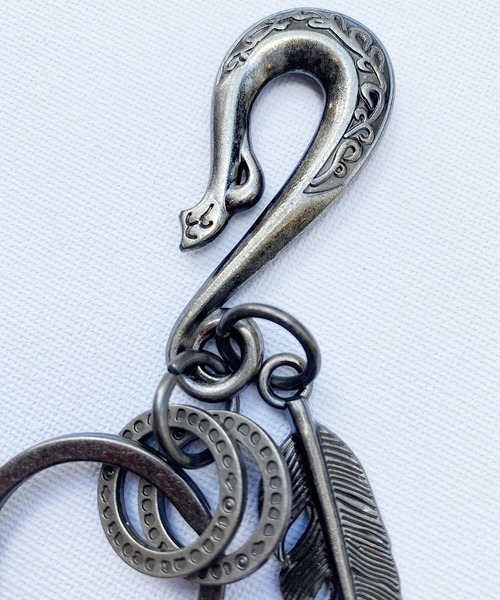 Port（ポート） キーホルダー ネイティブ調 アンカーフック キーリング