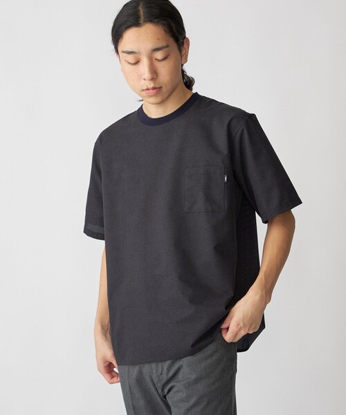 SHIPS tシャツ SHIPS:「接触冷感・撥水等」COOL DOTS(R) 2WAY