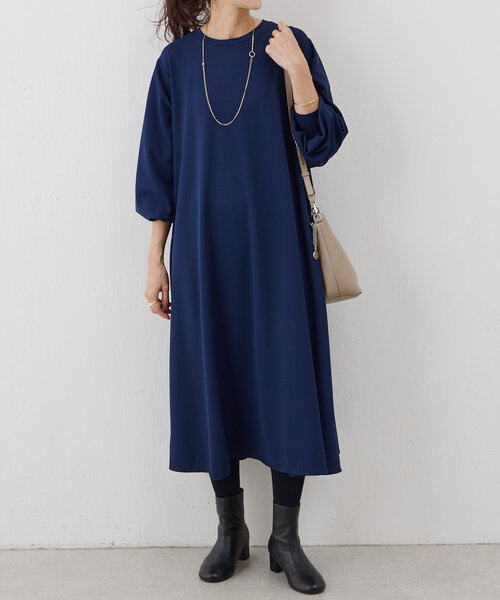 28600円　超美品　ビアズリー　ニット切替　ワンピース　グレー✕黒 BEARDSLEY / ビアズリー （レディース） ワンピース