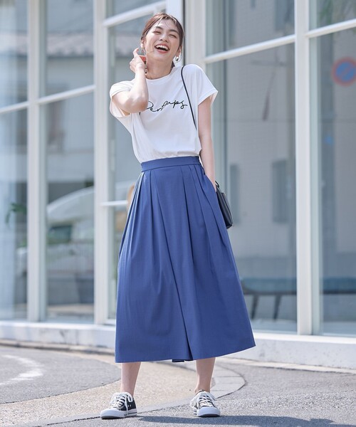 ANY（エニィ） tシャツ 半袖 「汗ジミ防止加工」シルケットスムース