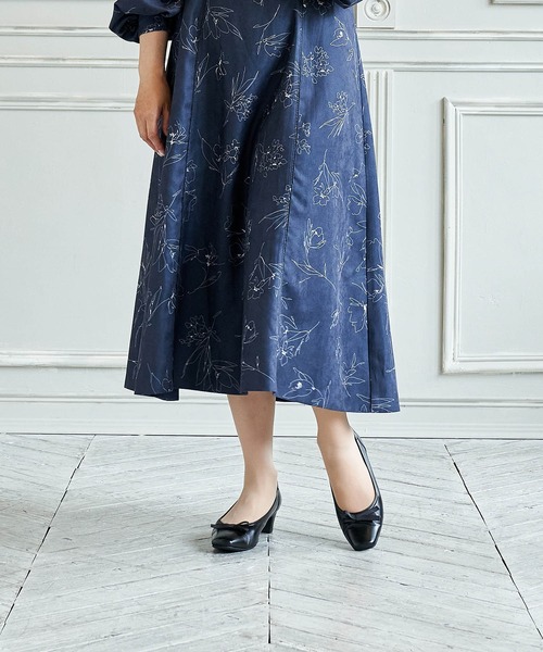 Riz raffinee（リズ ラフィーネ） パンプス 「3E」リボンパンプス