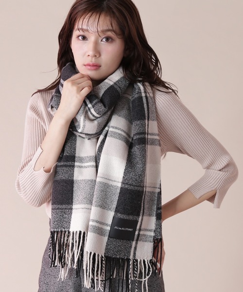 【新品未使用　正規店ギフト包装】JILL STUART チェックストール 新品未使用 正規店ギフト包装】JILL STUART チェックストール