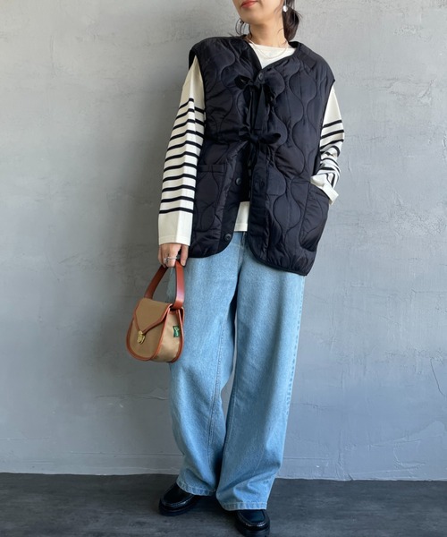 MILITARY ベスト ジレ 「MILITARY/ミリタリー」 別注 フロント