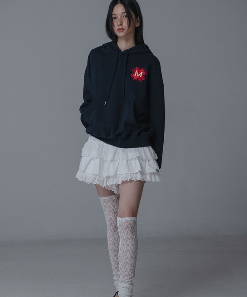 Mars en Avril パーカー クローバーフーディースウェットパーカー