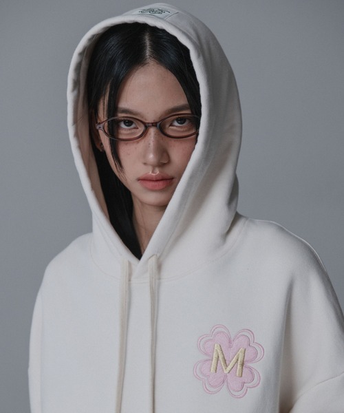 Mars en Avril パーカー クローバーフーディースウェットパーカー