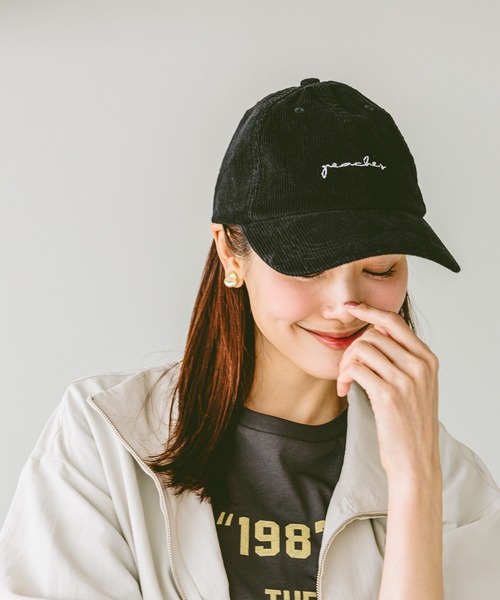 GLOBAL WORK（グローバルワーク） キャップ 帽子 UVコーデュロイCAP