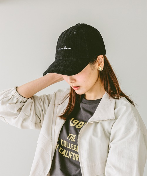GLOBAL WORK（グローバルワーク） キャップ 帽子 UVコーデュロイCAP