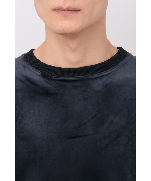 TORNADO MART トレーナー スウェット MART∴ベロアコンビオーバー