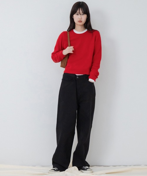 HEILIS（ヘイリス） ニット セーター 「新色追加」クルーネック