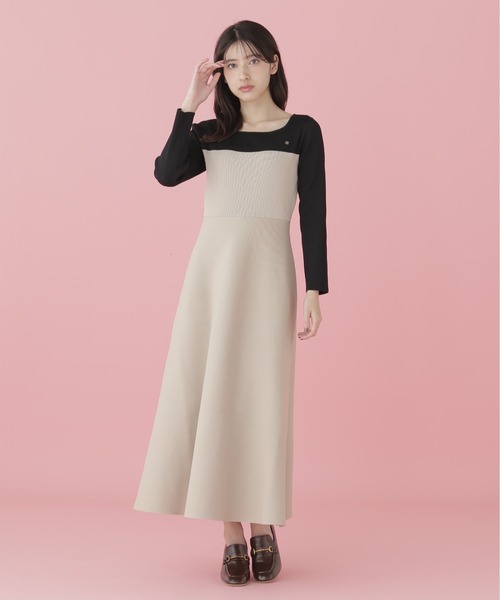 JILL by JILL STUART フレアブッチャーワンピース JILL by JILL STUART（ジルバイジルスチュアート）の「◇フレア