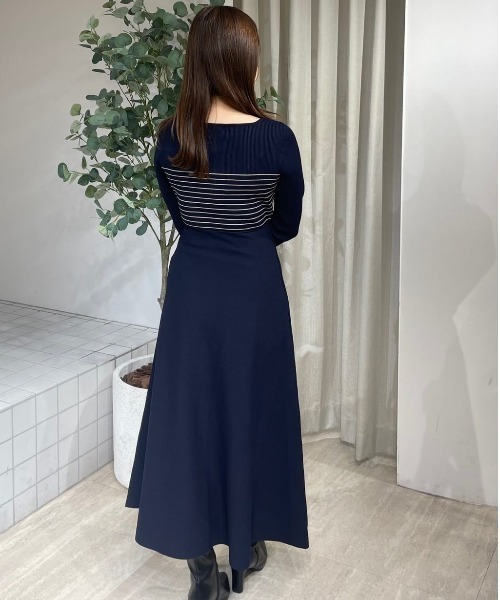 新品未使用】バーバリー ニットワンピース ウール カシミヤ 羊毛