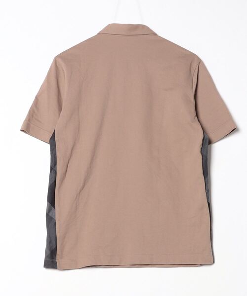 BLACK LABEL CRESTBRIDGE」 半袖ポロシャツ M ベージュ メンズ 【公式