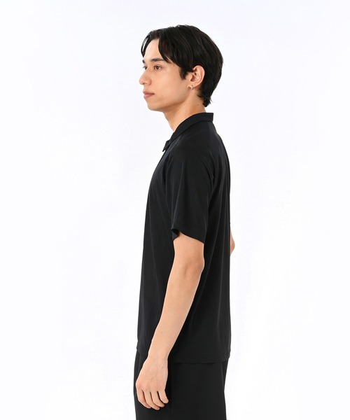 New Balance（ニューバランス） ポロシャツ 半袖 Black Out ジャガード