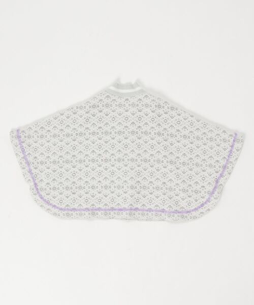 「fafa」 「KIDS」ポンチョコート M(110-120cm) ホワイト キッズ_画像2