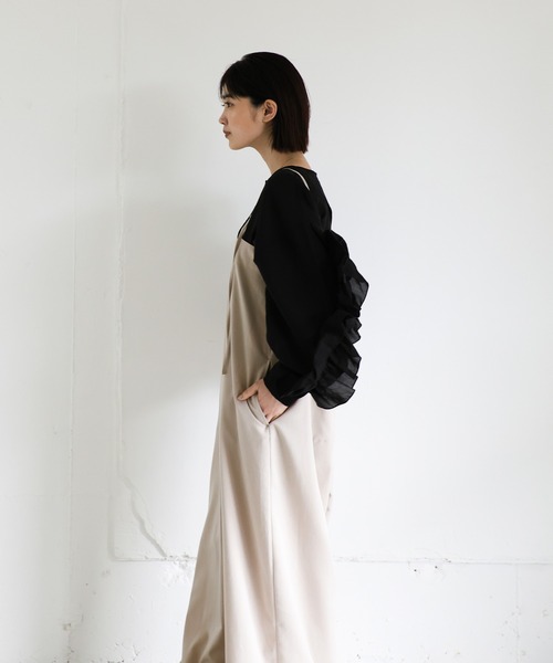select MOCA Et サロペット オーバーオール 「Et」Tucked Wide