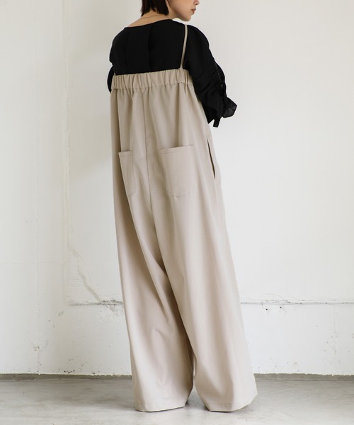 select MOCA Et サロペット オーバーオール 「Et」Tucked Wide
