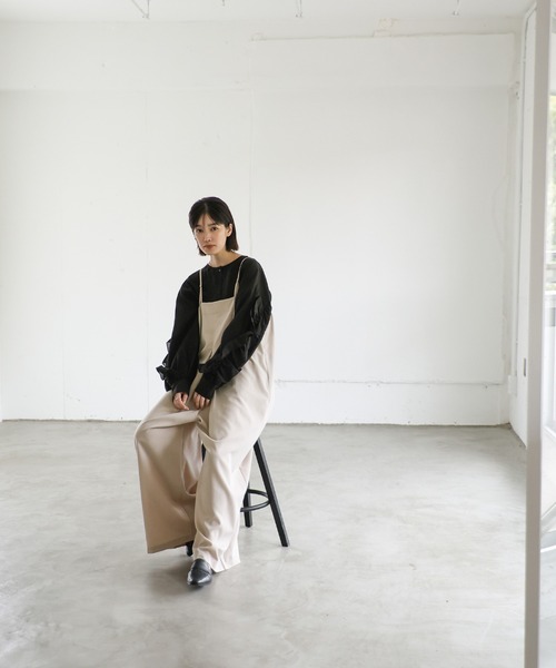 select MOCA Et サロペット オーバーオール 「Et」Tucked Wide