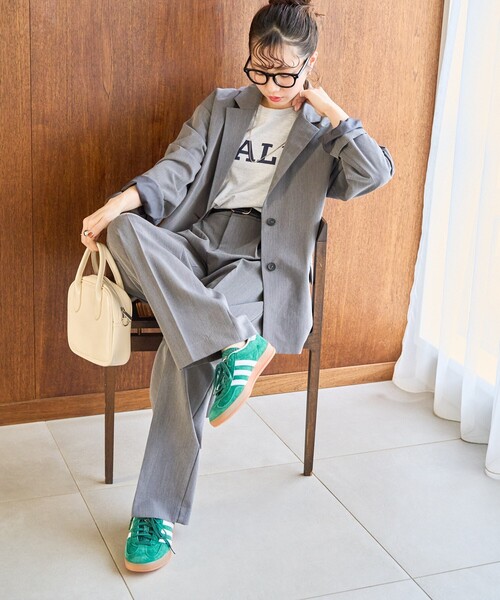 FREAK'S STORE スラックス パンツ 限定展開 タックストレート
